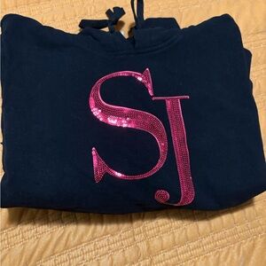Sassy Jones Black SJ Hoodie